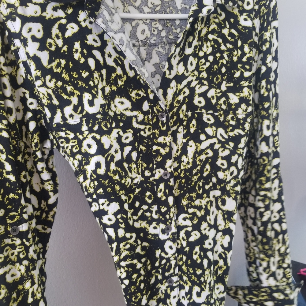 Vibrant ladies top.